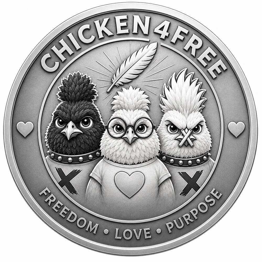 Chicken4Free Coin – Freedom, Love, Purpose